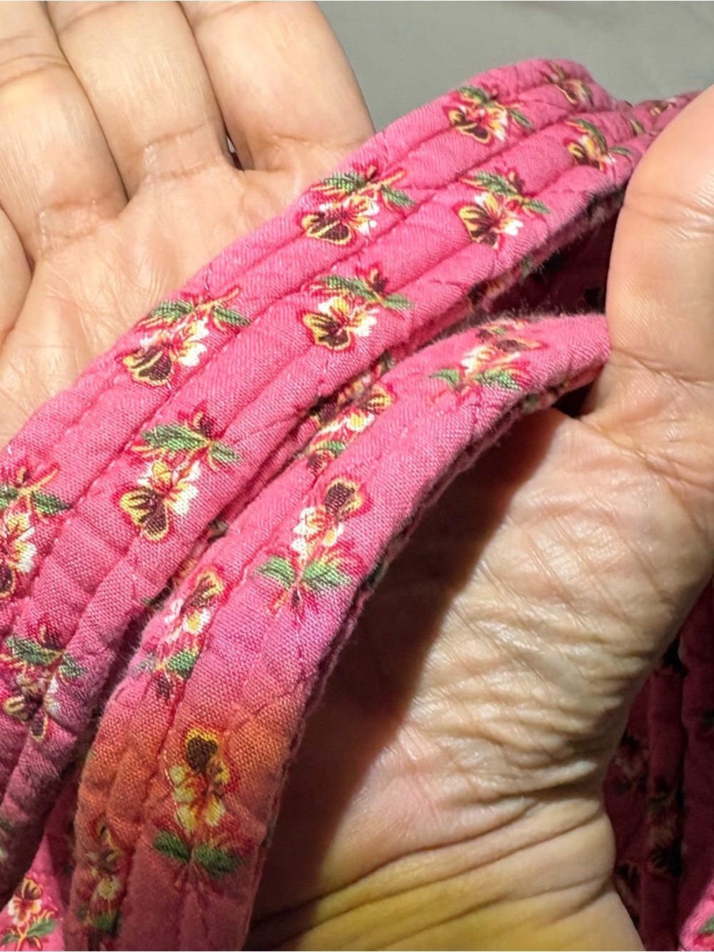 Vera Bradley Large Duffel - Pink Pansy - Picture 3 of 8